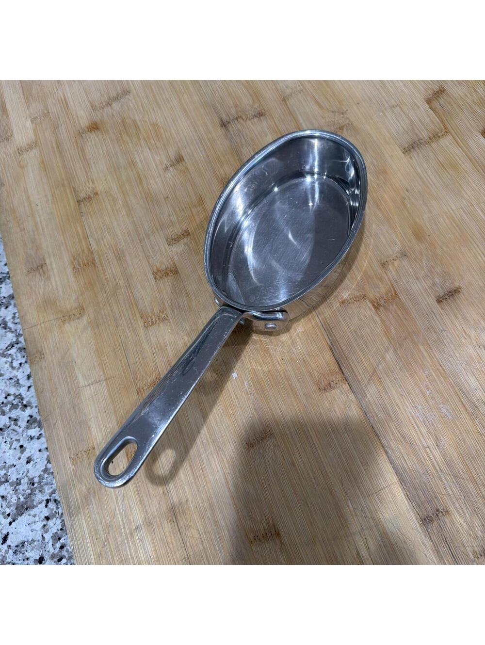 Krona Norpro USA 18-10 Stainless Inox Rostfrei Oval Saucepan No Lid *